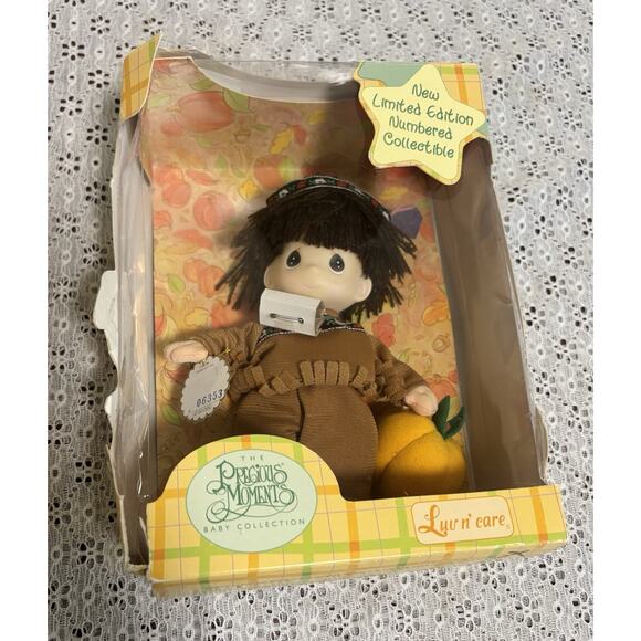 Precious Moments Luv n' Care Collection Numbered Plush Doll, NEW Fall Pumpkin - Picture 1 of 7